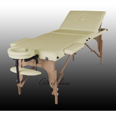 Стол для массажа деревянный 3х секционный SOL
