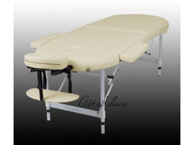 Стол для массажа алюминиевый 2х секционный TES