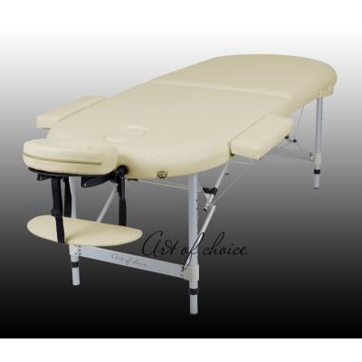 Стол для массажа алюминиевый 2х секционный TES