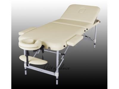 Стол для массажа 3х секционный алюминиевый LEO