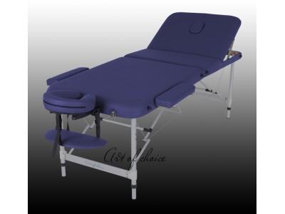 Стол для массажа 3х секционный алюминиевый LEO Comfort