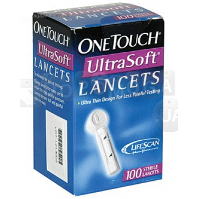 Ланцеты One Touch Ultra Soft 100шт